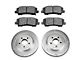 Xtreme Stop Precision Cross-Drilled and Slotted Brake Rotor and Carbon Graphite Pad Kit; Rear (15-23 Mustang GT w/o Performance Pack, EcoBoost w/o Performance Pack, V6)