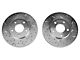 Xtreme Stop Precision Cross-Drilled and Slotted Brake Rotor and Carbon Graphite Pad Kit; Front (99-04 Mustang GT, V6)