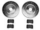 Xtreme Stop Precision Drilled and Slotted Brake Rotor and Ceramic Pad Kit; Front (11-14 Mustang GT w/ Performance Pack; 12-13 Mustang BOSS 302; 07-12 Mustang GT500)