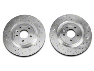 Rear Drill/Slot Zinc Brake Rotors For Ford Mustang 2005-2012 Rear Drill/Slot Zinc Brake Rotors For Ford Mustang 2005-2012