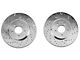 Xtreme Stop Precision Cross-Drilled and Slotted Brake Rotor and Carbon Graphite Pad Kit; Front (05-10 Mustang GT)