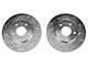 Xtreme Stop Precision Cross-Drilled and Slotted Brake Rotor and Carbon Graphite Pad Kit; Front (94-98 Mustang GT, V6)