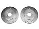 Xtreme Stop Precision Cross-Drilled and Slotted Brake Rotor and Carbon Graphite Pad Kit; Rear (11-14 Mustang, Excluding 13-14 GT500)