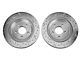 Xtreme Stop Precision Cross-Drilled and Slotted Brake Rotor and Ceramic Pad Kit; Rear (94-04 Mustang Cobra, Bullitt, Mach 1)