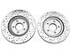 Xtreme Stop Precision Cross-Drilled and Slotted Brake Rotor and Carbon Graphite Pad Kit; Front and Rear (05-10 Mustang GT)