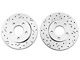 Xtreme Stop Precision Cross-Drilled and Slotted Brake Rotor and Carbon Graphite Pad Kit; Front and Rear (94-98 Mustang GT, V6)