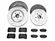 Xtreme Stop Precision Drilled and Slotted Brake Rotor and Ceramic Pad Kit; Front and Rear (11-14 Mustang GT w/ Performance Pack; 12-13 Mustang BOSS 302; 07-12 Mustang GT500)