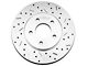 Xtreme Stop Precision Cross-Drilled and Slotted Brake Rotor and Ceramic Pad Kit; Front and Rear (05-10 Mustang V6)
