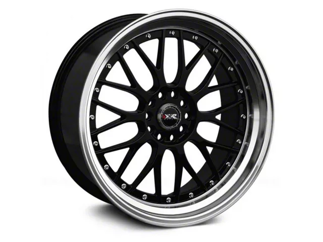 XXR 521 Black with Machined Lip Wheel; 19x10 (05-09 Mustang)