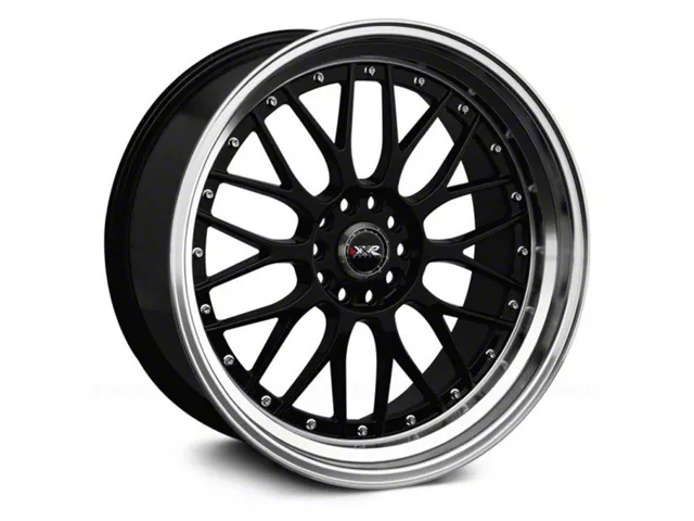 XXR 521 Black with Machined Lip Wheel; 19x8.5 (05-09 Mustang)