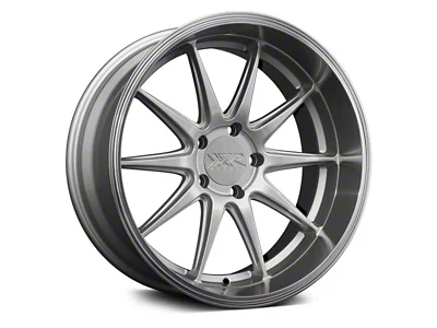 527D Silver with Machined Lip Wheel; 18x9; 35mm Offset (05-09 Mustang GT, V6)