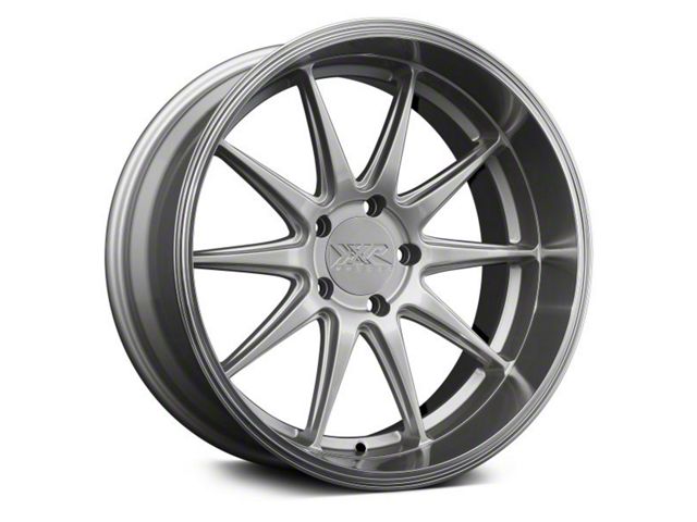 XXR 527D Silver with Machined Lip Wheel; 20x9 (05-09 Mustang)