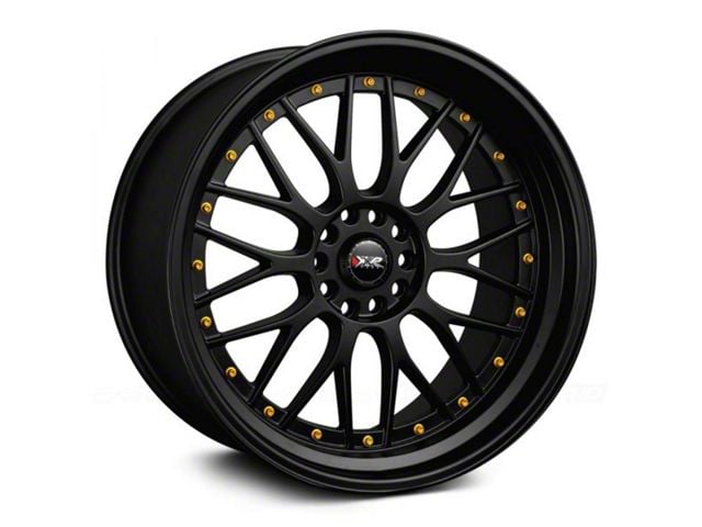 XXR 521 Black with Gold Rivets Wheel; 20x8.5 (10-15 Camaro)