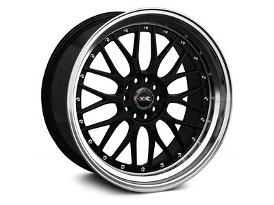521 Black with Machined Lip Wheel; 20x8.5; 32mm Offset (10-15 Camaro)