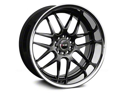 526 Chromium Black with Stainless Steel Chrome Lip Wheel; Rear Only; 20x11; 11mm Offset (10-15 Camaro)