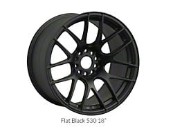 530 Flat Black Wheel; 18x8.75; 33mm Offset (10-15 Camaro LS, LT, SS)