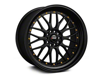 XXR 521 Black with Gold Rivets Wheel; 19x10 (10-14 Mustang)