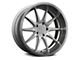 XXR 527D Silver with Machined Lip Wheel; 18x9 (10-14 Mustang GT w/o Performance Pack, V6)