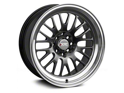 XXR 531 Chromium Black with Machined Lip Wheel; 17x8 (10-14 Mustang GT w/o Performance Pack, V6)