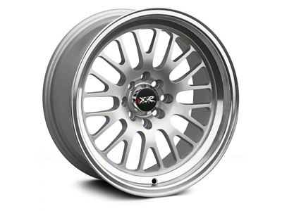 XXR 531 Hyper Silver with Machined Lip Wheel; 17x8 (10-14 Mustang GT w/o Performance Pack, V6)