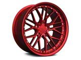 571 Candy Red Wheel; 20x9; 35mm Offset (10-14 Mustang)