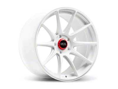 XXR 527R White Wheel; Rear Only; 18x10 (15-23 Mustang EcoBoost w/o Performance Pack, V6)
