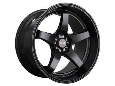 555 Flat Black Wheel; 18x8.5; 35mm Offset (15-23 Mustang EcoBoost w/o Performance Pack, V6)