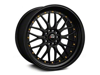 XXR 521 Black with Gold Rivets Wheel; 19x8.5 (2024 Mustang)