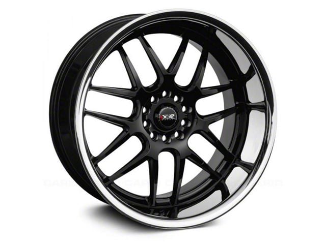 XXR 526 Black with Stainless Steel Chrome Lip Wheel; Rear Only; 20x10.5 (2024 Mustang)