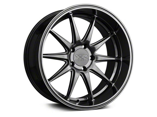 XXR 527D Chromium Black Wheel; 18x9 (2024 Mustang EcoBoost w/o Performance Pack)