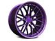 XXR 571 Diamond Cut Purple Wheel; 18x8.5 (2024 Mustang EcoBoost w/o Performance Pack)