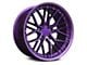 XXR 571 Diamond Cut Purple Wheel; Rear Only; 20x10.5 (2024 Mustang)