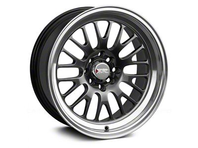 XXR 531 Chromium Black with Machined Lip Wheel; 17x8 (94-98 Mustang)