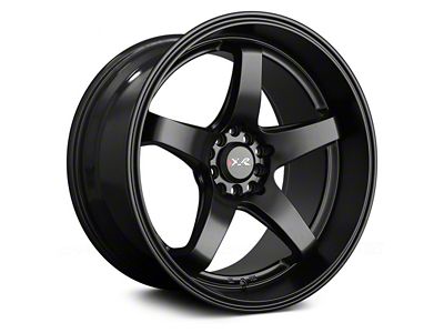 555 Flat Black Wheel; 17x8; 35mm Offset (94-98 Mustang)