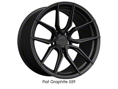 559 Flat Graphite Wheel; Rear Only; 19x10; 20mm Offset (94-98 Mustang)