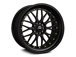 521 Black with Gold Rivets Wheel; 18x8.5; 35mm Offset (99-04 Mustang)