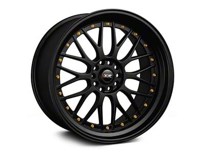 521 Black with Gold Rivets Wheel; 19x8.5; 35mm Offset (99-04 Mustang)