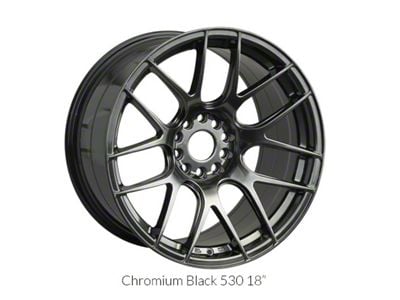530 Chromium Black Wheel; 18x8.75; 33mm Offset (16-24 Camaro, Excluding SS w/ 6-Piston Calipers & ZL1)