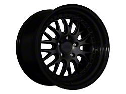 XXR 570 Flat Black with Gloss Black Lip Wheel; 18x8.5 (16-23 Camaro LS, LT, LT1)
