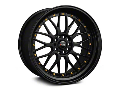 XXR 521 Black with Gold Rivets Wheel; 19x8.5 (21-23 Mustang Mach-E)