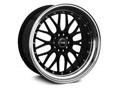 XXR 521 Black with Machined Lip Wheel; 18x8.5 (21-23 Mustang Mach-E, Excluding GT)