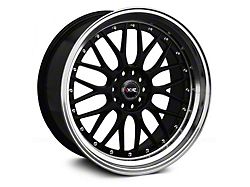 521 Black with Machined Lip Wheel; 18x8.5; 35mm Offset (15-23 Mustang EcoBoost w/o Performance Pack, V6)