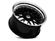 XXR 521 Black with Machined Lip Wheel; 19x8.5 (15-23 Mustang GT, EcoBoost, V6)