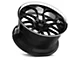 XXR 526 Black with Stainless Steel Chrome Lip Wheel; Rear Only; 18x10.5 (99-04 Mustang)