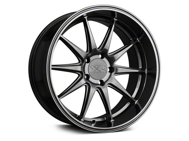 XXR 527D Chromium Black Wheel; 18x9 (15-23 Mustang EcoBoost w/o Performance Pack, V6)