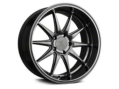 527D Chromium Black Wheel; Rear Only; 18x10.5; 20mm Offset (94-98 Mustang)