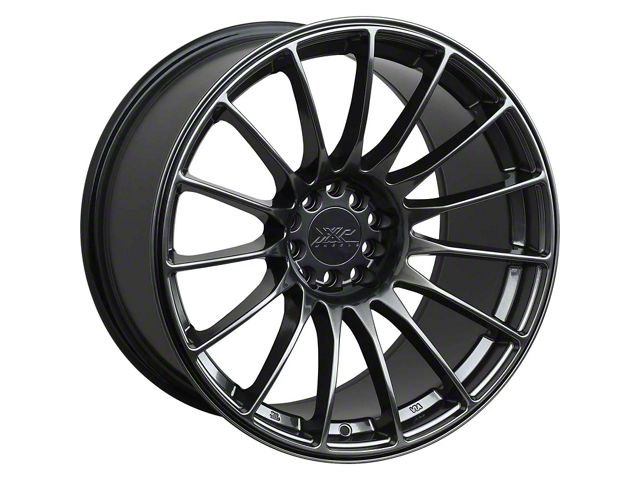 XXR 550 Chromium Black Wheel; 18x8.75 (2024 Mustang EcoBoost w/o Performance Pack)