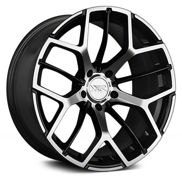 Mustang 566 Chromium Black Wheel; 18x8.5; 35mm Offset (15-23