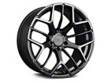 566 Chromium Black Wheel; 18x8.5; 35mm Offset (15-23 Mustang EcoBoost w/o Performance Pack, V6)