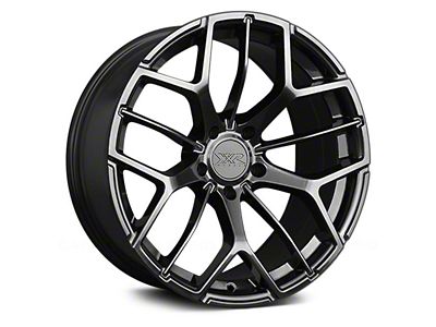 566 Chromium Black Wheel; 18x8.5; 35mm Offset (15-23 Mustang EcoBoost w/o Performance Pack, V6)